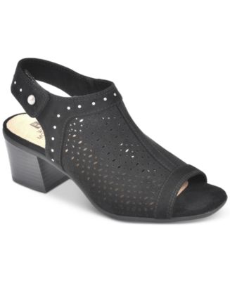 macys peep toe flats