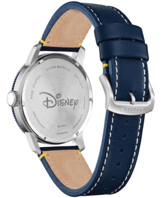 Donald Duck Blue Leather Strap Watch 44mm