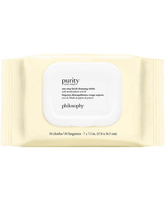 philosophy - Purity Made Simple One-Step Facial Cleansing Cloths, 30 cloths