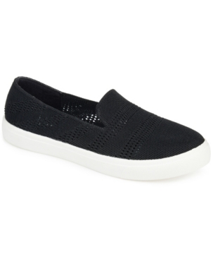image of Journee Collection Women-s Meika Knit Sneakers Women-s Shoes