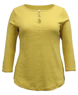 black and gold plus size tops