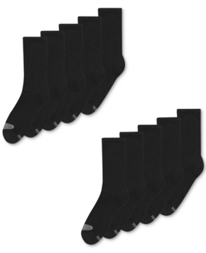 Hanes Women's Platinum 10pk Crew Socks