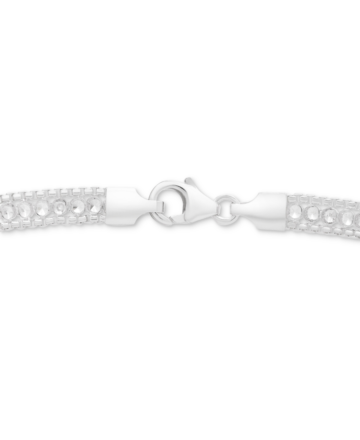 Tennis Bracelet in Sterling Silver - Cubic Zirconia