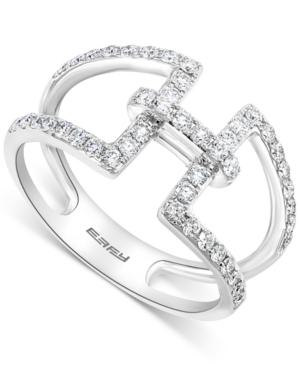 image of Effy Diamond Statement Ring (1/2 ct. t.w.) in 14k White Gold