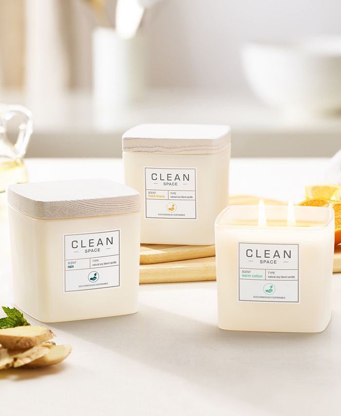CLEAN Fragrance - Fresh Linens Candle, 8-oz.