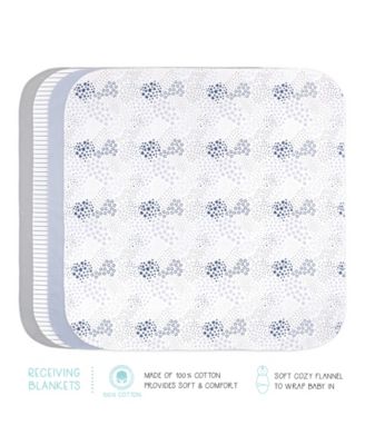 Baby Boys Newborn Layette Gift Set Girls, Shower Gift Essentials, Blue, Grey