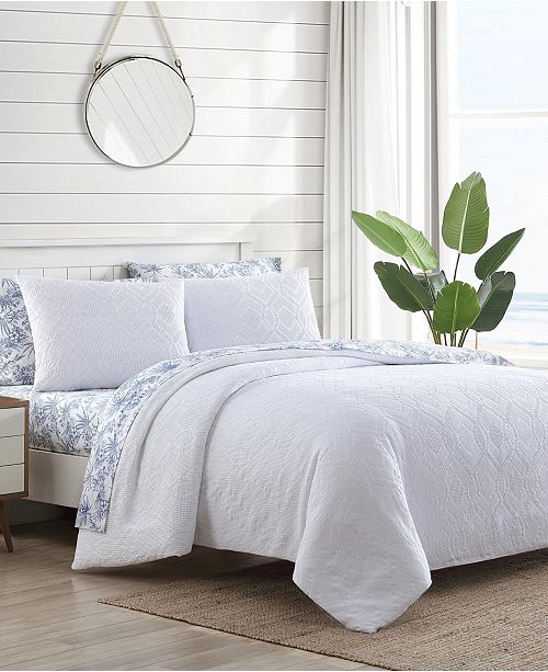 Tommy Bahama Textured Waffle King Comforter Set Reviews Bed In A Bag Bed Bath Macy S