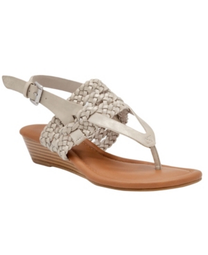 image of Sugar Women-s Sheri Woven Thong Sandals Women-s Shoes