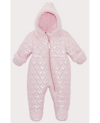 baby girl bunting suit