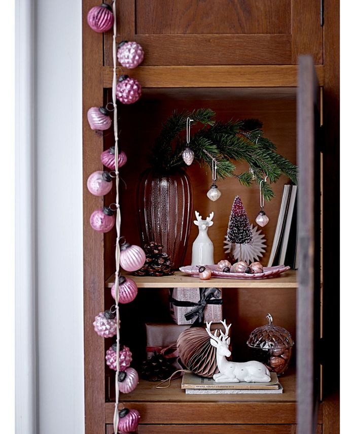 CREATIVE COOP INC 72" Embossed Mercury Glass Garland Ornament Macy's