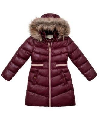 Michael Kors Toddler Girls Walker Length Puffer Jacket - Macy's