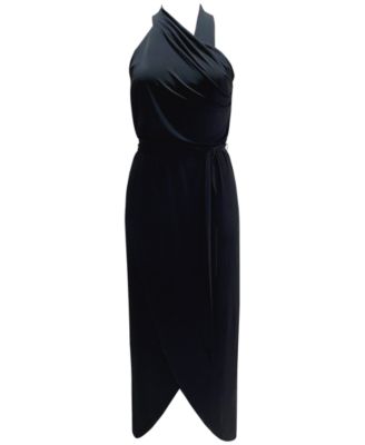 macy's black maxi dress