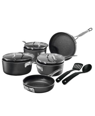 Granite Stone Diamond - StackMaster Nonstick Diamond and Mineral Infused Coating 10-Pc. Cookware Set