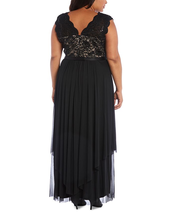 r and m richards plus size gowns