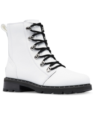 image of Sorel Women-s Lennox Lace-Up Lug Sole Booties Women-s Shoes