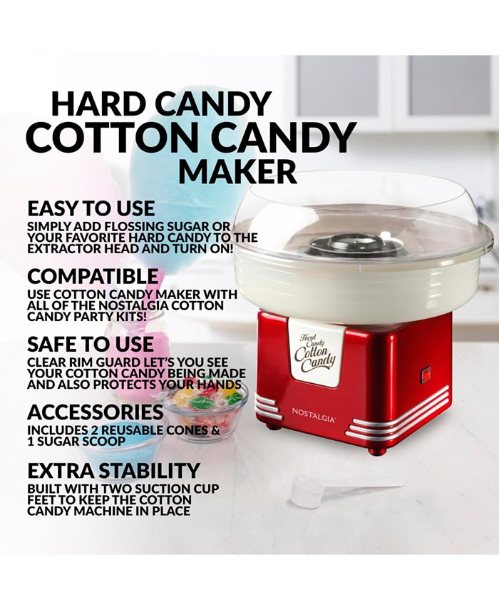 Nostalgia Retro Hard SugarFree Candy Cotton Candy Maker Macy's