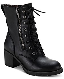 Sloanie Lace-Up Lug Sole Hiker Booties, Created for Macy's