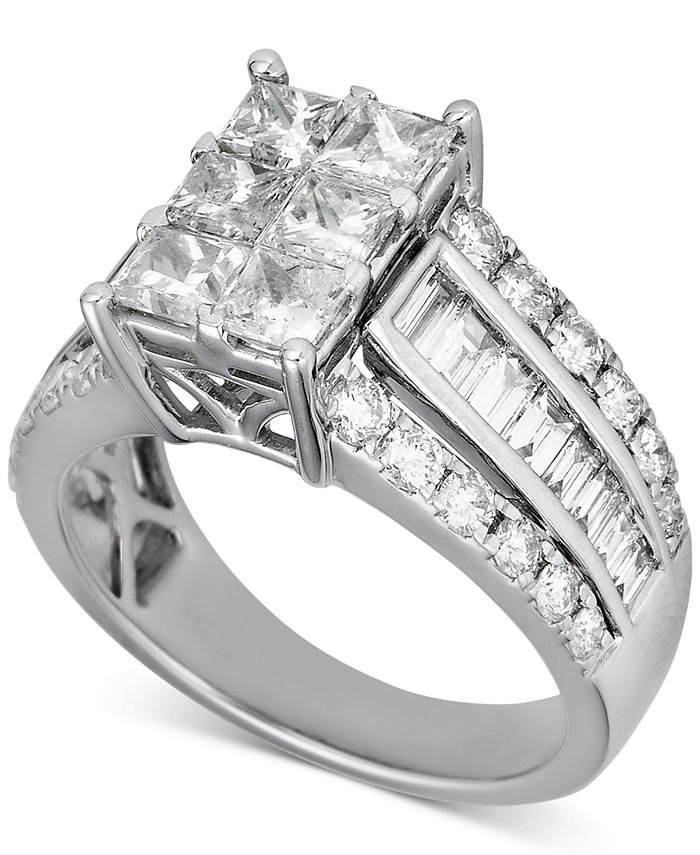 Macy's 3 store carat diamond ring