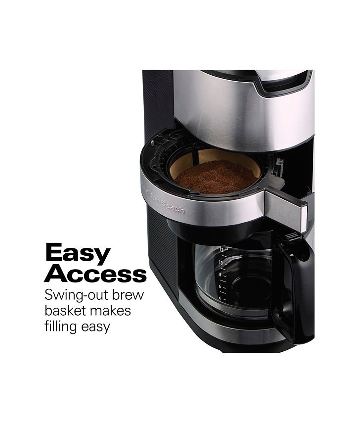 Hamilton Beach Programmable Grind & Brew 12Cup Coffee Maker Macy's