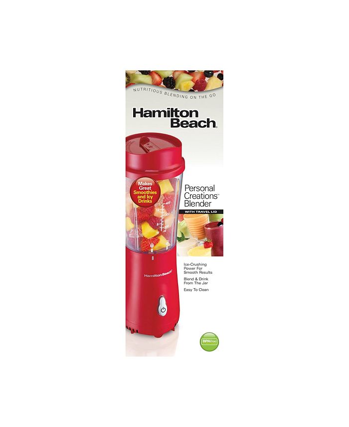 Hamilton Beach Personal Creations™ Blender with Travel Lid Macy's
