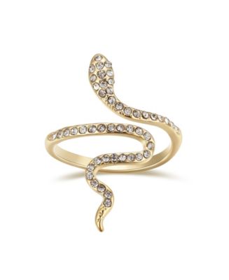 Unwritten Crystal Snake Bypass Ring - Macy's