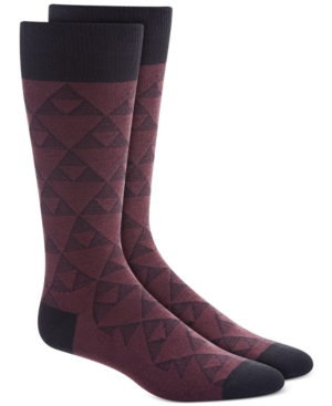 Alfani Men's Linear Triangle Socks Created for Macy's