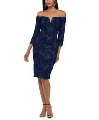 macys xscape long dresses