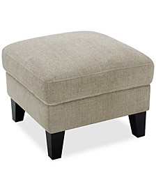 CLOSEOUT! Lylie 22" Fabric Cocktail Ottoman, Created for Macy's