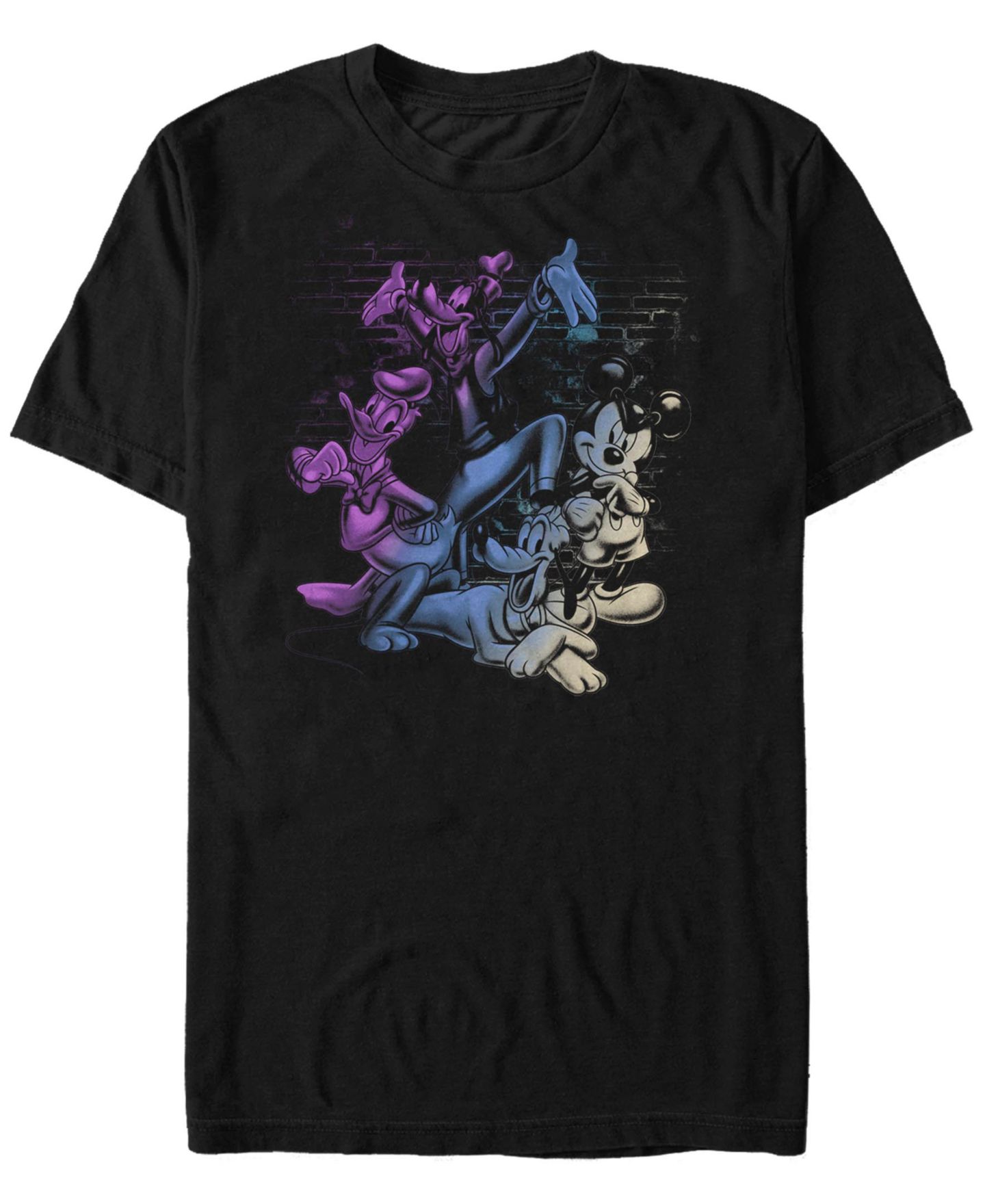 Мужская футболка Fifth Sun Mickey And Friends Short Sleeve, цвет: Чёрный — фото 1