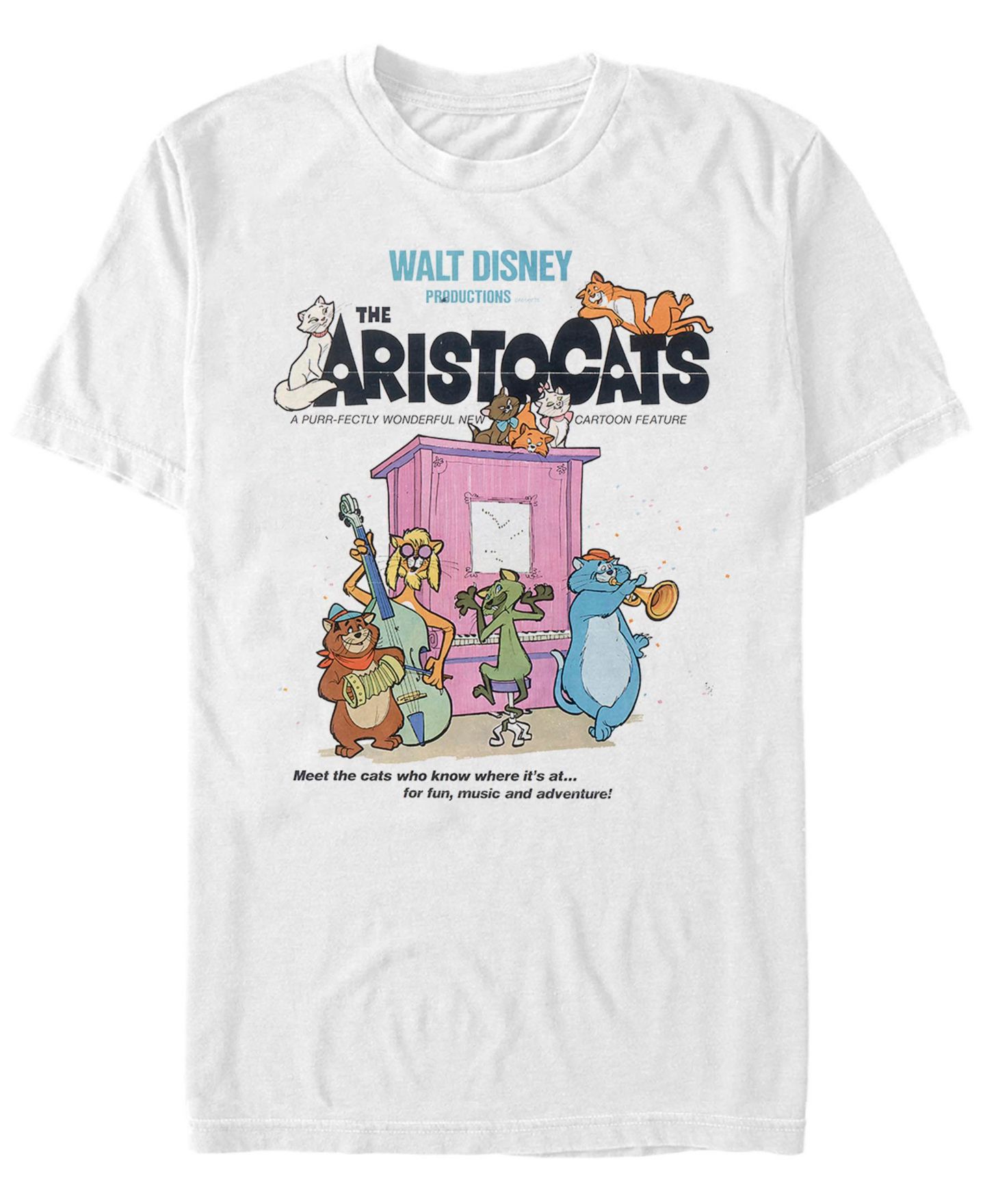 Мужская футболка Fifth Sun Classic Poster Short Sleeve, цвет: Синий — фото 2