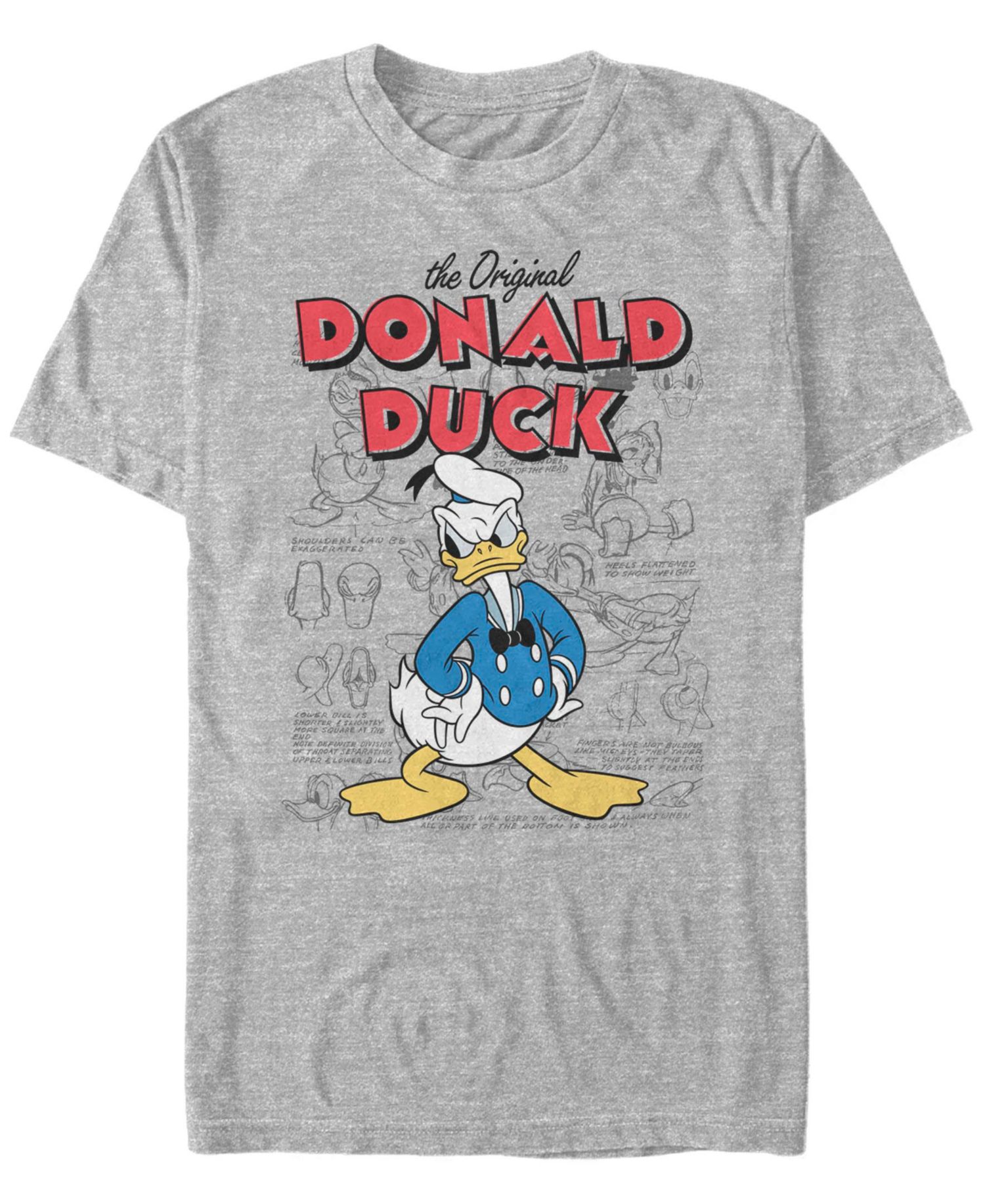 Men's Donald Sketch Short Sleeve T-Shirt