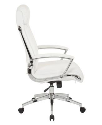 Executive Faux Leather Office High Back Chair