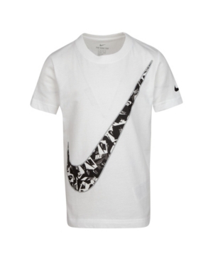 image of Nike Toddler Boys Swoosh Logo Graphic T-Shirt