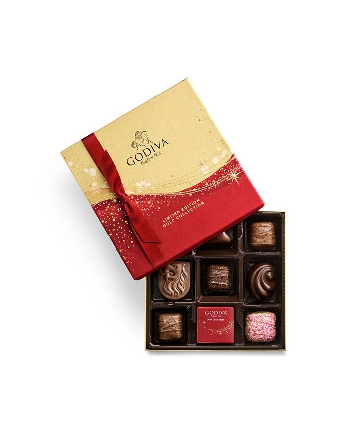 Godiva Holiday Chocolate Gift Box, 9 Piece Macy's