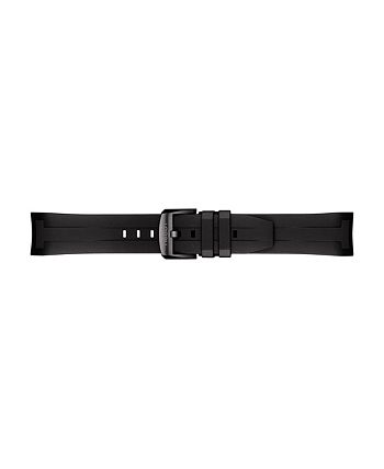 Tissot - Men's Swiss Chronograph SeaStar Black Rubber Strap Watch 45.5mm