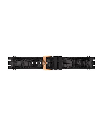 Tissot - Men's Swiss Automatic T-Race Swissmatic Black Rubber Strap Watch 49mm