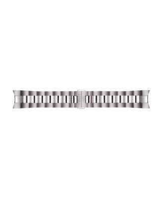 Men's Swiss Automatic T-Classic Gentleman Powermatic 80 Silicium Stainless Steel Bracelet Watch 40mm