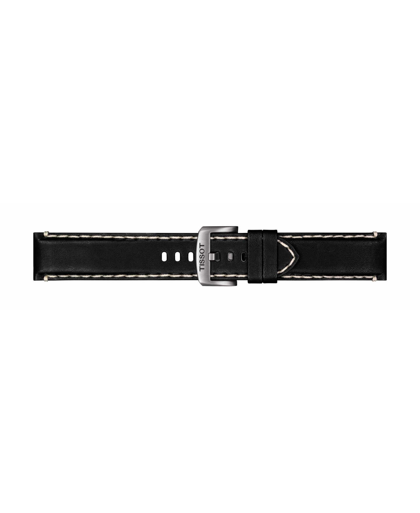 Мужские часы Tissot Swiss Chronograph Supersport T-Sport Black Leather Strap Watch 46mm — фото 3