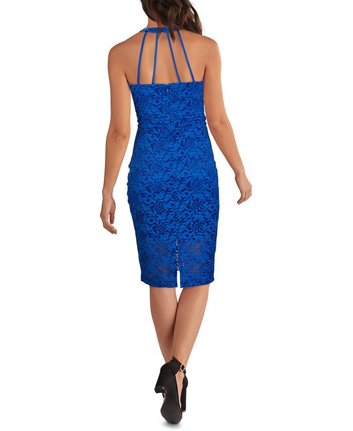 GUESS Lace HalterNeck Midi Dress Macy's