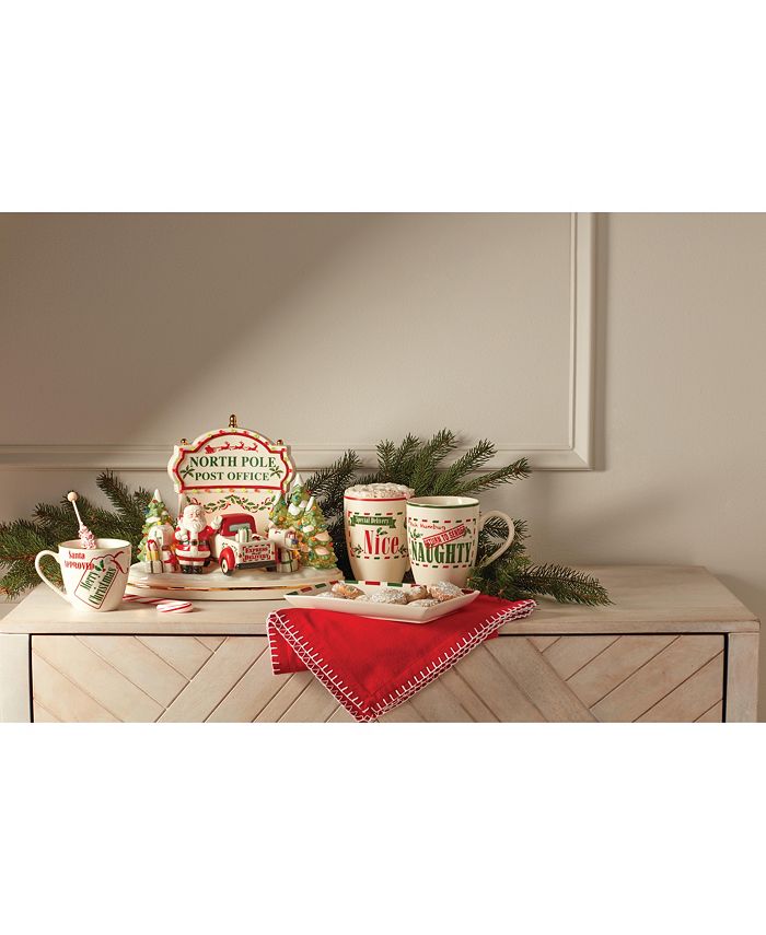 Lenox Santa's Mailbox Cookie Jar Macy's