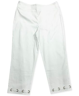 macy's white capri pants