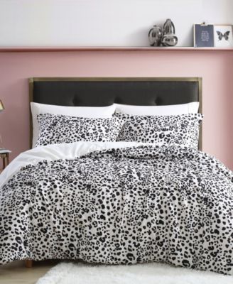 Betsey Johnson Water Leopard Comforter Set, Twin & Reviews - Comforter ...