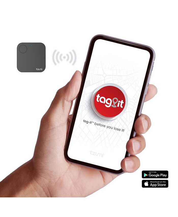 Tzumi TagIt Bluetooth Key Tracker and Phone Finder Macy