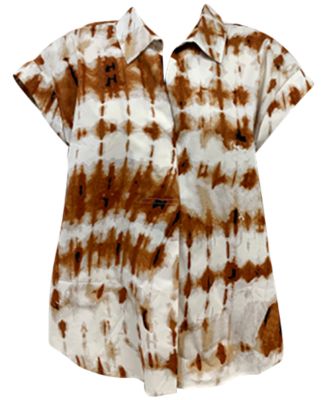 Alfani - Printed Tiered-Back Top