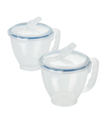 Lock n Lock Easy Essentials 2-Pc. 4.2 Cup Measuring Cup Set - Macy's