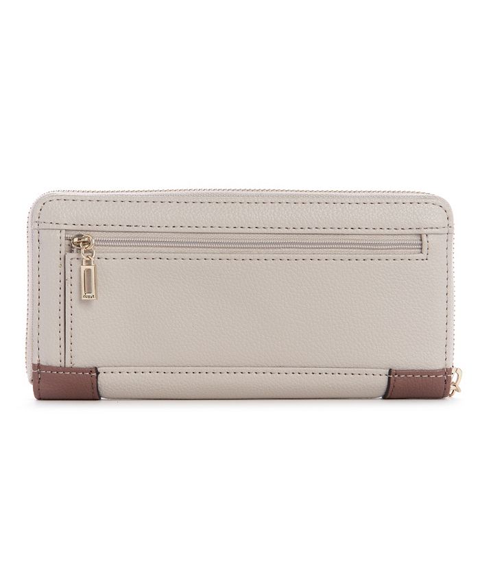 GUESS Naya Large Zip Around Wallet & Reviews - Handbags & Accessories ...