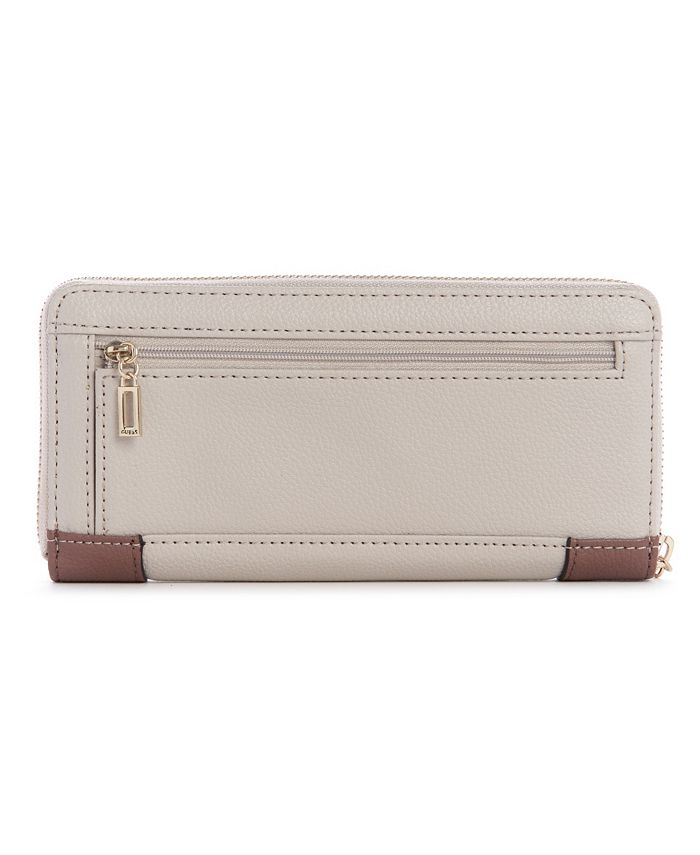GUESS Naya Large Zip Around Wallet & Reviews Handbags & Accessories
