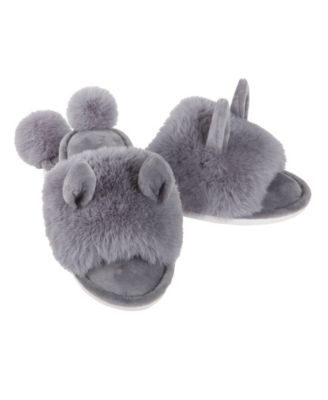 macys fuzzy slippers