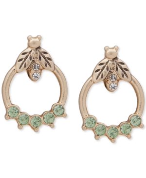 image of lonna & lilly Gold-Tone Pave & Stone Critter Drop Earrings