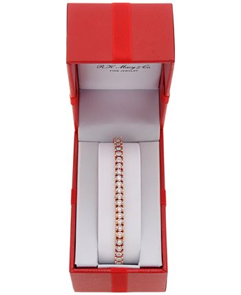 Wrapped Diamond Row Bolo Bracelet (3/4 ct. t.w.) in Sterling